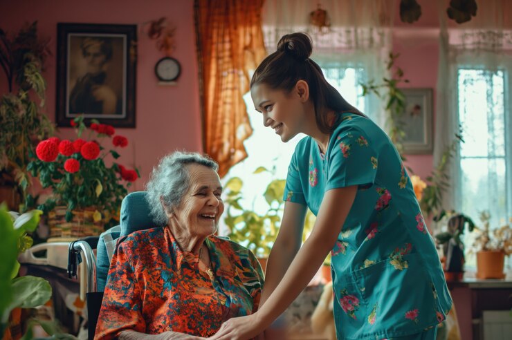 realistic-scene-with-health-worker-taking-care-elderly-patient